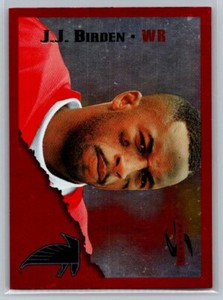 1995 Score Red Siege #66 J.J. Birden Atlanta Falcons Football Card