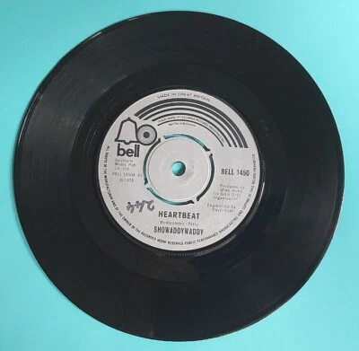 SHOWADDYWADDY - BELL 1450 - HEARTBEAT / LUCY JANE 1975 (338) - Image 1 of 3