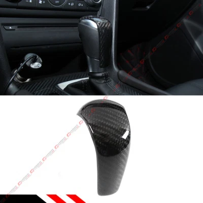 PARA MAZDA 3/6/CX-5/CX-9 2015-18 COMPLEMENTO FIBRA DE CARBONO PERILLA DE CAMBIO CUBIERTA DE ENGRANAJES TAPA Foto 1 de 4