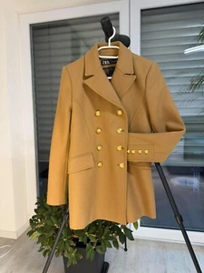 Frauenmantel Frühling von ZARA, kurz, beige Gr.S - Bild 1 von 3