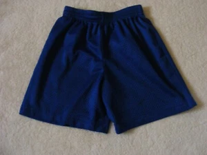 A4 Blue Athletic Polyester Shorts - Size Youth Small - Picture 1 of 2