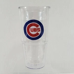Cubs Tervis Tumbler 24 Oz Cubbies Baseball Logo Red White Blue Cup Only No Lid  - Picture 1 of 6