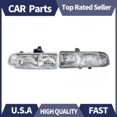 Conjunto de faros para Chevrolet S10 2,2 L 2003 2004 2002 2001 2000 1999 1998 Foto 1 de 4