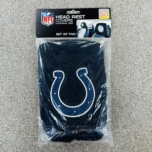 Indianapolis Colts Head Rest Covers Truck Car Team ProMark Set of 2 New - Picture 1 of 8