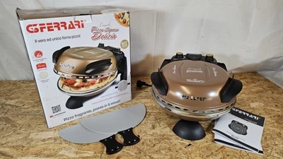 G3 Ferrari Delizia Pizzaofen G1000608, Kupfer, 1.200 Watt, für Pizza Ø 31cm - Bild 1 von 4