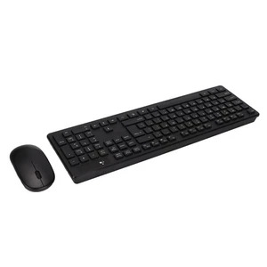 Wireless Keyboard Mouse Combo 2.4G 104 Keys ABS 1600dpi Keyboard Mouse Set For - Picture 1 of 22