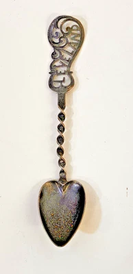 Cuchara de recuerdo Cleveland de plata esterlina de colección 4 1/4" Foto 1 de 4