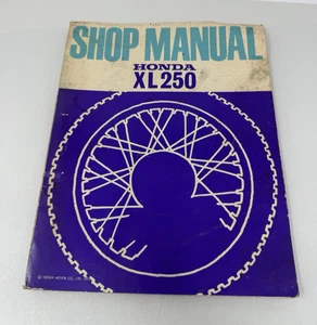 Vtg 1972 Honda XL250 Service Shop Manual 6132901 72 Honda XL250 - Bild 1 von 22