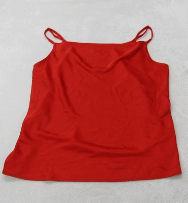 Camisa Blusa AVA & VIV para Mujer Plus 4X Pullover Rojo Sin Mangas Informal Preppy Foto 1 de 4