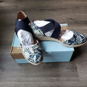 NEW Life Stride Keaton Tropical Comfort Wedge Sandals Shoes 9.5M Coastal NIB - Picture 1 of 11
