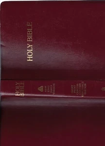 HOLY BIBLE | Giant Print Center Column Reference Edition | Words Of Jesus In Red - Bild 1 von 1