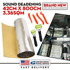 197MIL Car Fire Heat Insulation Mat Sound Deadener Foam Self-adhesive Mat 36sqft