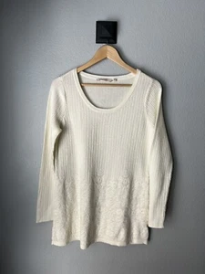 Soft Surroundings | Aida Cream Chenille Sweater Womens Medium (2CP23) - Picture 1 of 3