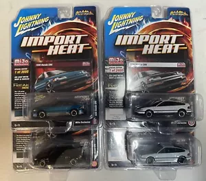 1990 HONDA CRX VERDE TAHITIANO NERO BIANCO GRIGIO 1/64 MIJO ESCLUSIVO SET DI 4 - Foto 1 di 1