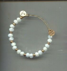 ALEX & ANI  OFF WHITE CRYSTAL bead bracelet