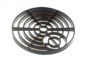 New 24 X Gulley Grid Drain Cover Lid Black Pvc 6 Inch 150mm Round Leaf Cover - O - Picture 1 of 1