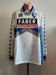Football shirt soccer VfL Bochum Home 1999/2000 Globe Trotter Jersey Long Sleeve - Picture 1 of 12