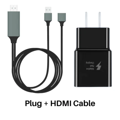 1080 HDMI USB AV Mirroring Cable Phone to TV HDTV Adapter For Apple iPhone iPad - Image 1 of 4