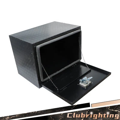 24" x 17" x 18" Aluminum Underbody Tool Box For Rv Truck Trailer Storage w/ Lock - Image 1 of 4