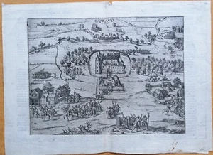 Castle Erprath - Dutch Revolt Hogenberg Aitsinger - 1590 - Picture 1 of 1