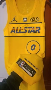 Damian Lillard 2021 NBA All Star Portland Trailblazers Jersey Meigray LOA - Picture 1 of 13