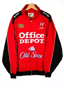 Tony Stewart Old Spice Office Depot NASCAR Jacket Race Winner's Circle - Men's L - Picture 1 of 11