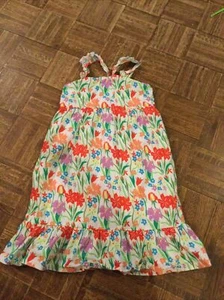 Girls Floral Print Sleeveless Sundress From Bisby, Size 12!  - Picture 1 of 5