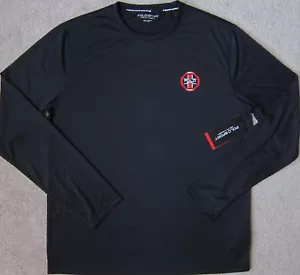 Ralph Lauren (Negro) Perfomance De Jersey Manga Larga T's Hombre Nwt - Picture 1 of 2