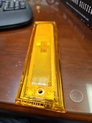 NOS 81 82 83 84 85 86 87 CHEVY TRUCK LH FRONT SIDE MARKER LAMP LIGHT LENS ONLYGM - Image 1 of 4