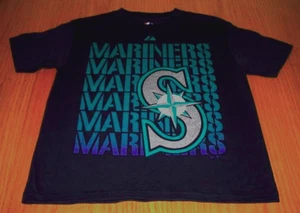 NWT MLB Seattle Mariners Team T-Shirt Boys size Large 14/16 - Picture 1 of 4