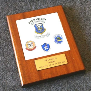 HAHN Germany 50th TAC Fighter Wing OPERATIONS PLACQUE Commemorative Military YT - Bild 1 von 9