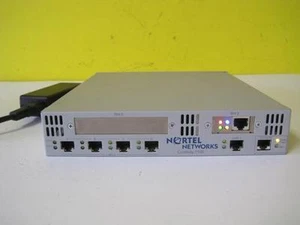 NORTEL CONTIVITY 1100 CES1100 T1/FT1 E1 WAN DM1401155 W/ AC CORD 4-PORT ROUTER - Picture 1 of 9