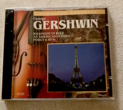 GEORGE GERSHWIN, RHAPSODY IN BLUE, AN AMERICAN IN PARIS, CD 1995 NEW, SEALED - Image 1 of 2
