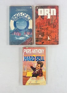 Piers Anthony Paperback Book Lot Rings Of Ice 1974 Orn 1971 Hard Sell 1993 - Picture 1 of 13