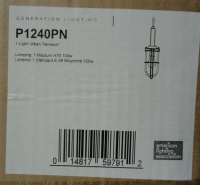 Mini colgante Urban Renewal de níquel pulido de 1 luz de Feiss Foto 1 de 3