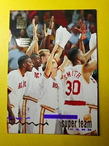 HOUSTON ROCKETS SUPER TEAM (SP) MEMBERS ONLY #10 - 1993-94 STADIUM CLUB - Picture 1 of 3