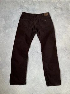 Vintage Armani Jeans Brown Streetwear Pants - Picture 1 of 18