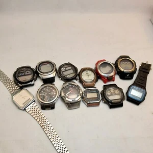 LOT OF 12 CASIO QUARTZ WATCHES; FOR PARTS OR REPAIR ONLY  - Picture 1 of 9