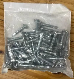 1220KPP Steel Self-Drilling Screw, Zinc Plated Finish, Pan Head, Phillips Drive - Picture 1 of 2