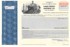 Kaneb Enery Partners Texas Services jetzt Valero Aktienzertifikat - Bild 1 von 1