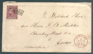 PAÍSES BAJOS 1869 cubierta Utrecht a Emden - Imagen 1 de 2