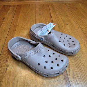 Crocs Latte Brown Adults Classic Clogs M6 W8 - Picture 1 of 7