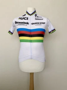 Deceuninck Quick Step World Champion 2020 2021 worn issued to Alaphilippe shirt - Picture 1 of 7