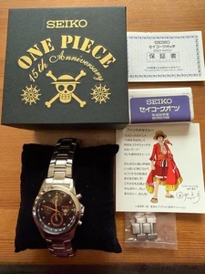 【TAL CUAL】SEIKO One Piece 15 Aniversario Colaboración Especial Limitada Sin Usar JP - Imagen 1 de 16