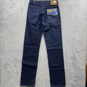 Vintage 70er Lee Rider Denim Jeans gerades Bein Herren 30x36 USA NOS mit Etikett - Bild 1 von 10