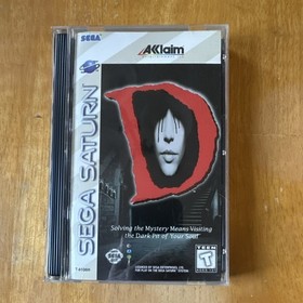 Acclaim Entertainment D Sega Saturn NTSC-U/C Manual Included 2 Discs