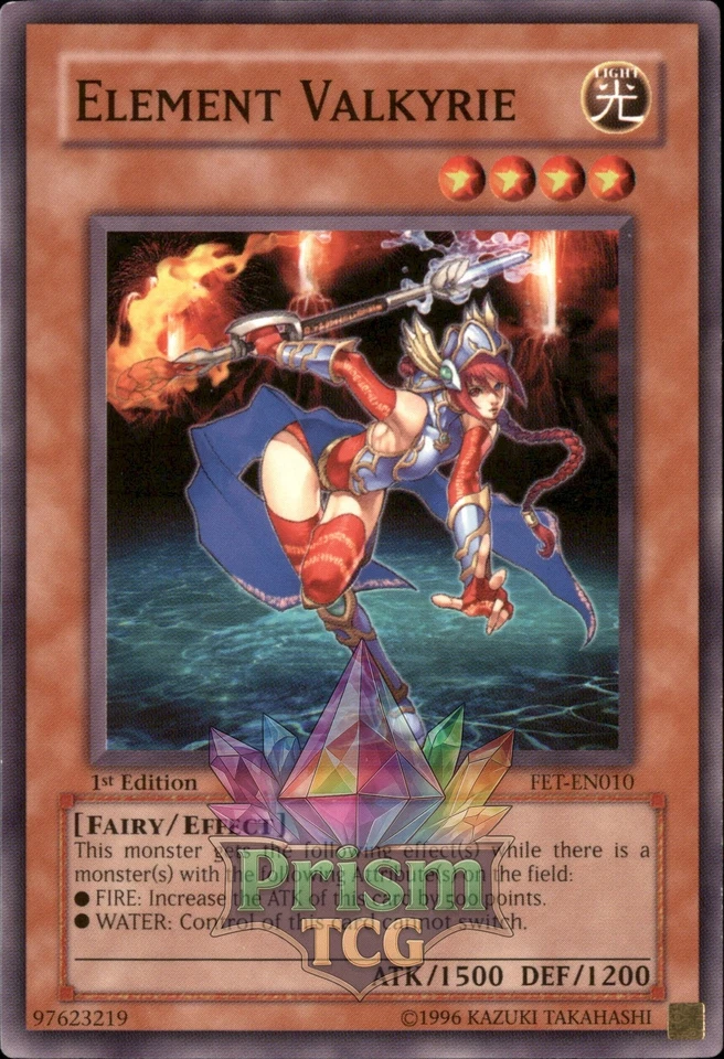 1st Ed Element Valkyrie FET-EN010 Yugioh - Image 1 of 1