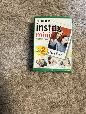 Fujifilm Instax Mini Instant Film 20 Sheets White - Brand New, Exp 12/2021 - Image 1 of 4
