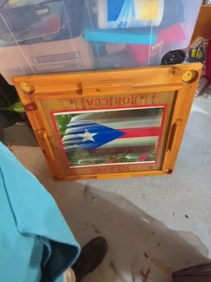 Panamá Y Puerto Rico Flag Domino Table - Image 1 of 4