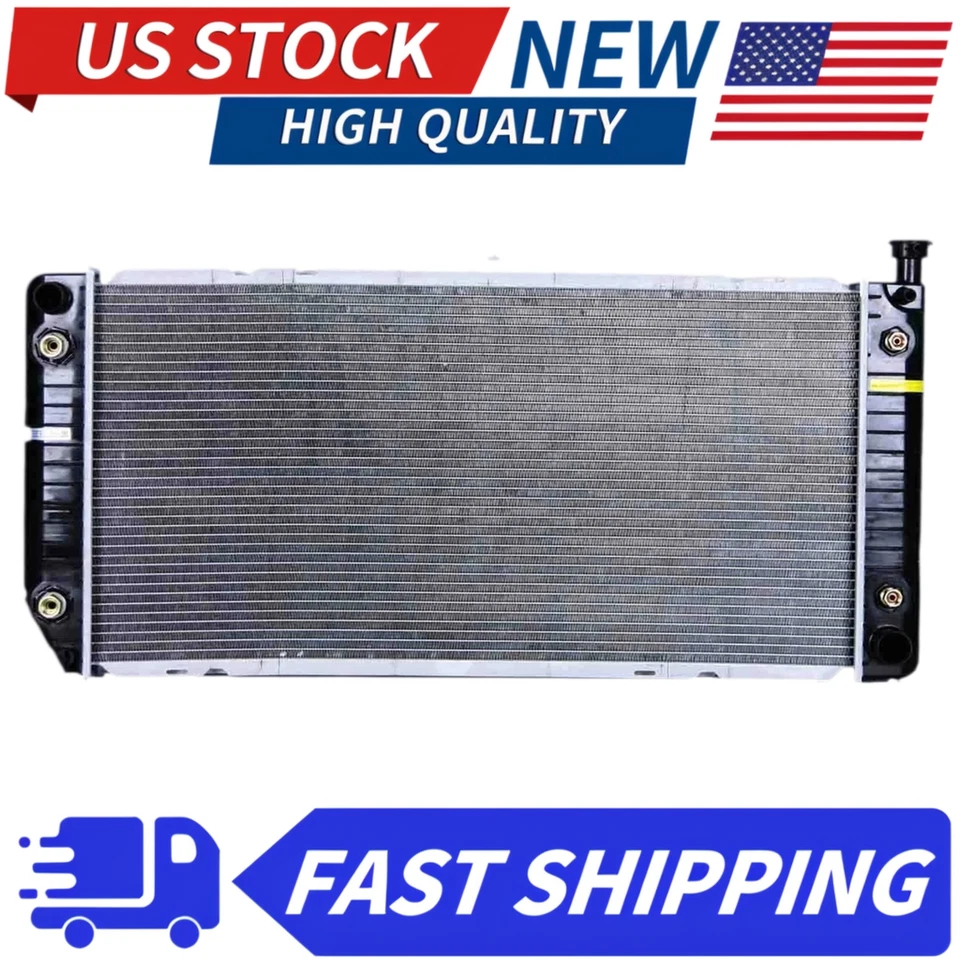34'' Aluminum Radiator For Chevy GMC C/K 1500 2500 3500 Pickup Yukon 5.0L 5.7L - Image 1 of 4